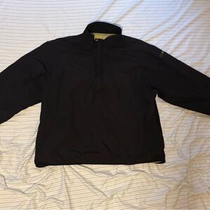 Eddie Bauer Black Windbreaker Jacket